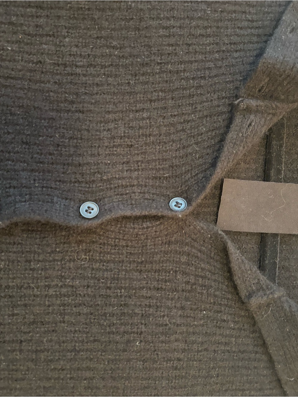 Rundholz Black cropped cardigan to cowl neck - Picture 4 of 12